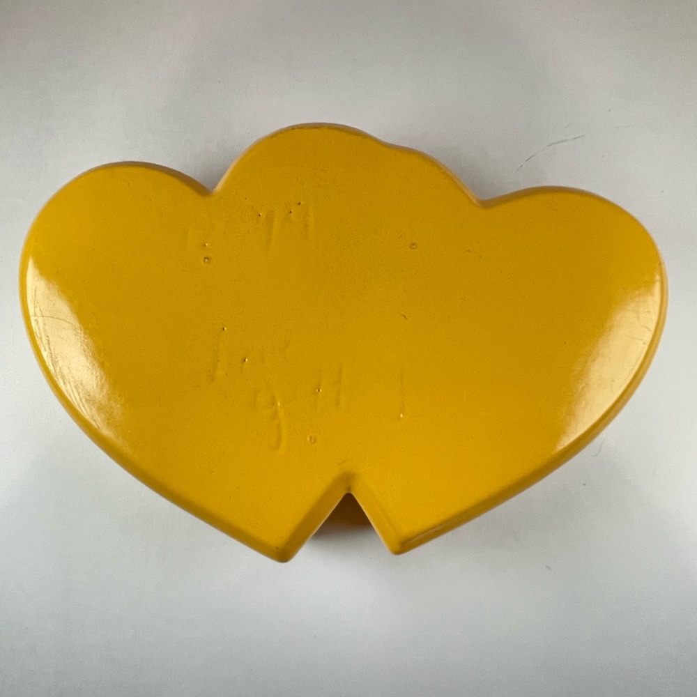 Vintage 70s Ceramic Heart Trinket Dish - Picture 5 of 7